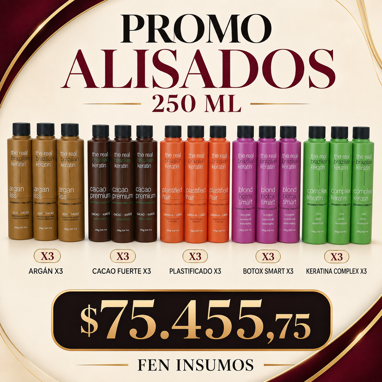 PROMO ALISADOS 250ml